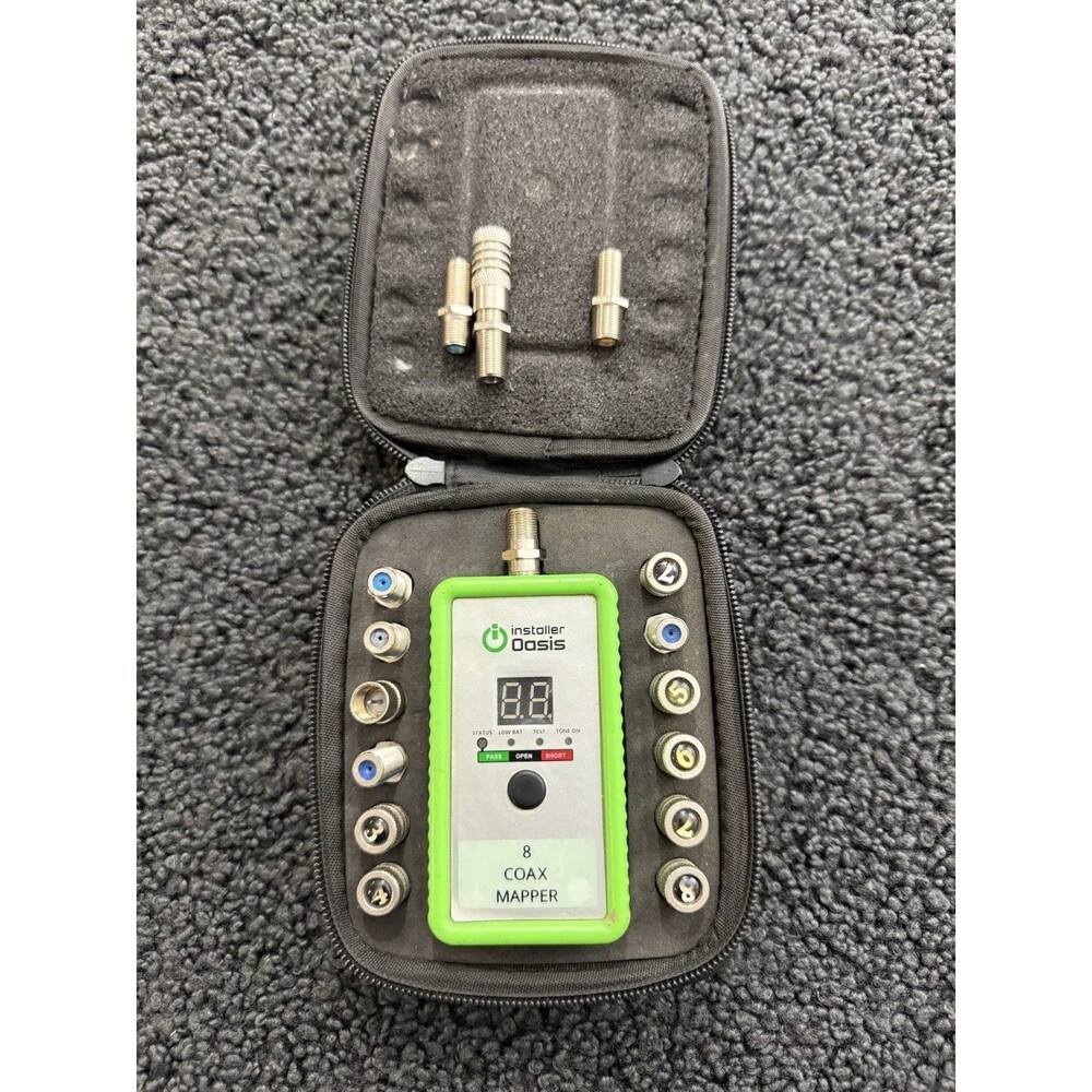 Coax Cable Tester/Mapper Toner with Case